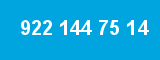 922 144 75 14 922 144 75 14